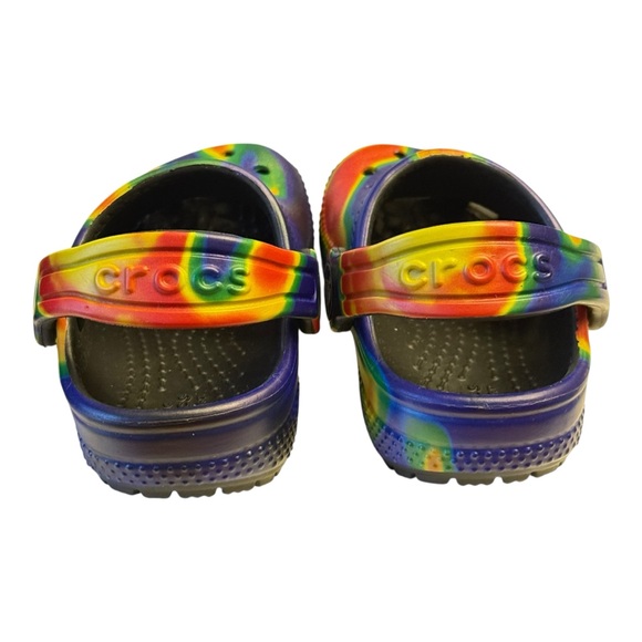 Crocs Classic Solarized Tie Dye Clogs-Size 4 toddlers - Picture 2 of 4